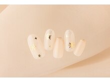 エムスラッシュ ネイル センター北店(M.SLASH)/雪の結晶 冬ネイル