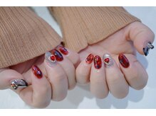 ネイル フライガール(nail FLY GIRL)/バレンタインネイル♪