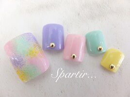 ポンポンアートネイル￥10420