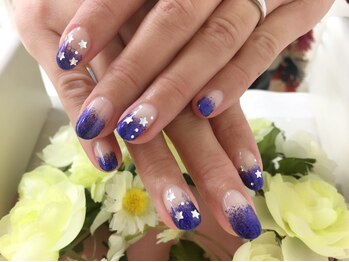 プルミエ ネイル(Premier Nail)/夜空の星ネイル☆