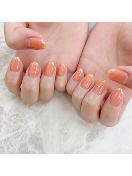 ネイルドクター(nail doctor)/サテンフレンチネイル