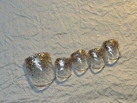 FOOTラメグラデーション