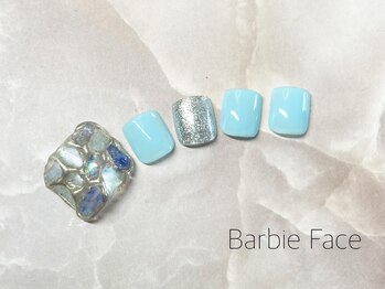バービーフェイス 恵比寿(Barbie Face)/グラスネイル　フット
