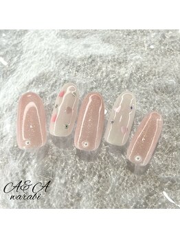 エーアンドエー 蕨店(A&A)/シンプルハートネイル