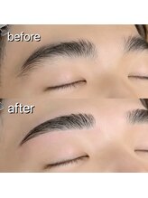 ビューステージ アイブロウサロン 徳島/メンズ アーチ眉