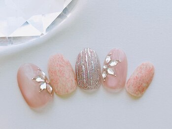 ミアローザ(Mia Rosa)/期間限定・定額☆雪の結晶ネイル
