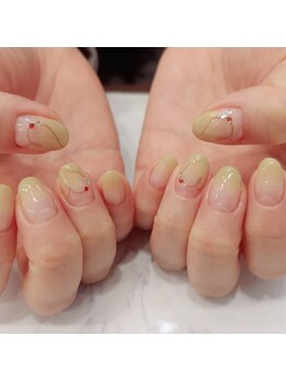 ハーティーネイル hearty nail 溝の口店/ハート/カラーグラデーション