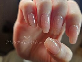 キラキラフラッシュネイル