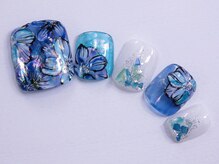 トータルビューティーアンドアズフローラ(Total Beauty & a`s Flora)/大花☆ブルーフラワーフット