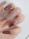 モンイデアル(Mon ide`al)の写真/スタイリッシュなデザインが好きな方必見!トレンド感を抑えた洗練された指先に♪長さ出しもOK◎