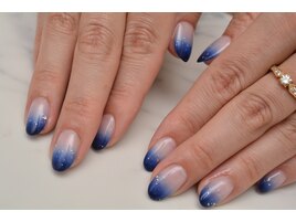 星空グラデーションネイル8800円