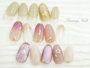 ラグジュアリー ネイルズ(Luxury Nails)の写真/【パラジェル導入サロン】オーダーメイド☆[やりたいデザイン]を形に♪数多くの女性を虜にする人気サロン！