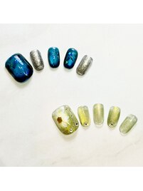 6、7月定額フットネイル￥10400
