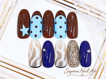 津田沼ネイルサロン サパラ(sapara)/プラチナ定額☆¥6,899 100種☆