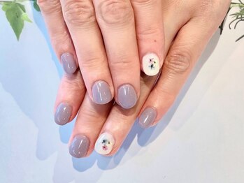 ルームヘアネイル 梅ヶ丘店(Room hair nail)の写真/【個室でじっくり相談】貴方だから似合うネイルで綺麗な手！お客様のライフスタイルに合わせた定額ネイル◎