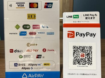 スタジオジュウゴ(STUDIO15)/様々な決済方法をご利用頂けます