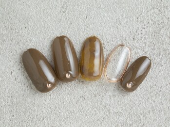 ティアリーネイル コレットマーレ店(Tiary Nail)/シックなブラウン