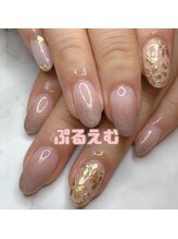 ぷるえむ/お花ミラー&オパールデザイン