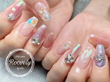 ルブリー(roovely)/オーロラフィルムネイル