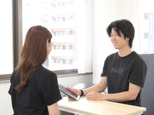ダブルタッグ 梅田店(wt)の雰囲気（【カウンセリング風景】なりたい自分のイメージを鮮明にします）