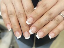 マリー ネイルズアンドラッシュアート モザイクモール港北店(MARIE NAILS & LASH ART)/¥8,800 カラーフレンチ 0828c