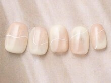 アイネイルズ 天神今泉店(I-nails)/もやもやラインニュアンス