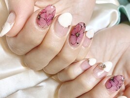 水彩画風手描きフラワー★オ-ダ-