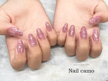 ネイルカモ(Nail camo)/【丁寧ケア・パック】長さ出し