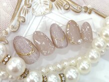 ネイルサロンアンドスクール ラフィーネ 池袋店/キラキラミラー◆￥8990