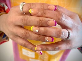 アシメLAフレンチネイル☆