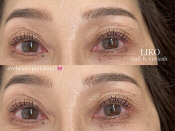 リコ(LIKO)/アイブロウ×パリジェンヌ♪