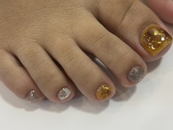 ラグ ネイル(RAG nail)/フットネイル/秋冬ネイル