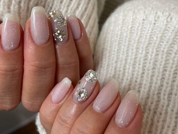 シェリーラメール 渋谷(cherielamer)/ビジューネイル