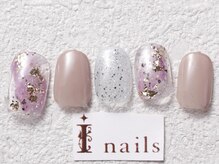 アイネイルズ 梅田店(I nails)/シンプル上品ニュアンス￥7200