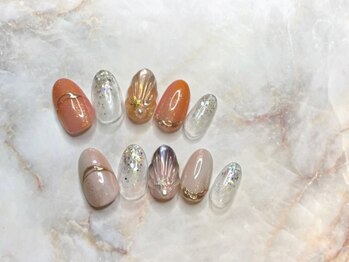 ブリオン 六本松店(Bullion)/ミラーマーメイドネイル