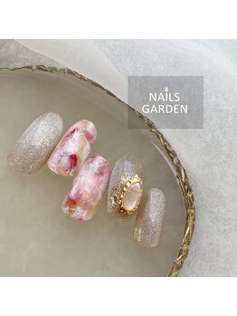 ネイルズガーデン(NAILS GARDEN)/マグ×ピンク※パーツ別料金
