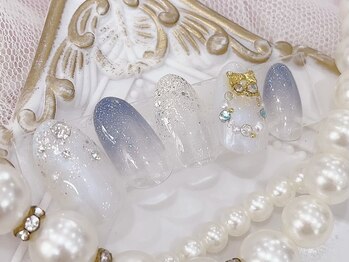 ネイルサロンアンドスクール ラフィーネ 池袋店/Xmasリース◆¥7990