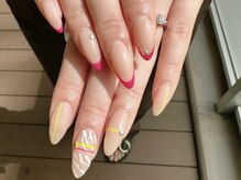 ビアンカ フロム中武立川店(Bianca)/アシンメトリーネイル¥10000