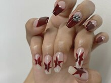 インザピンクリリー(in the pink LILY)/フレンチネイル/Y2Kネイル