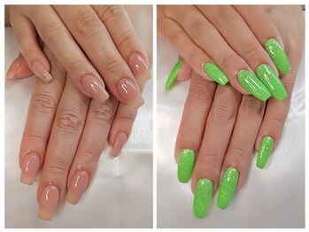 スマイルズ ネイル(Smile's NAIL)の写真/ハンドはもちろんフットのメニューも充実しております！素足になる瞬間は必ずあります！お家デートにも♪