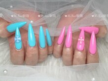 エムプラスネイル 新宿(M+Nail)/長さ出し★ワンカラー
