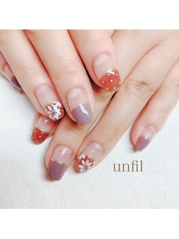 定額ハーフフレンチネイル♪