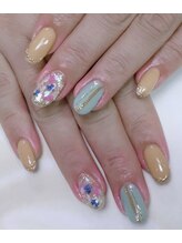 ネイルサロン ビューティーマジック 川口店/押し花ネイル