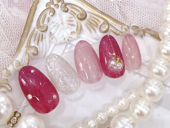 ネイルサロンアンドスクール ラフィーネ 池袋店/Xmasオーナメント◆¥7990