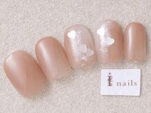 アイネイルズ 三宮店(I nails)/シンプルピンクハート