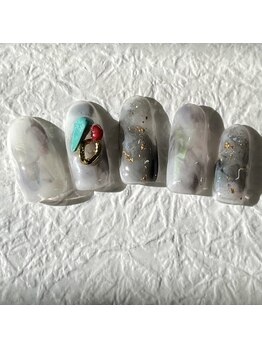 ユースタイル 新宿店(U-style)/大理石ネイル