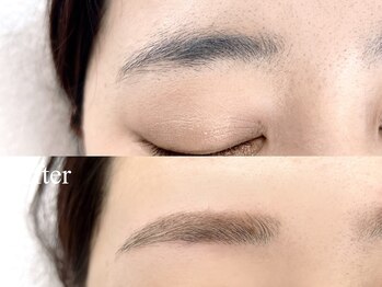 ジュエリーアイズ(JewelryEyes)/【アイブロウ】Before→After