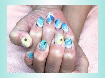 ピアチェーレ(Piacere)/海ネイル