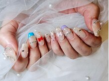ベルネイル(Belle Nail)の雰囲気（持ち込みデザインで可愛いネイルで！パーツもたくさんあります）
