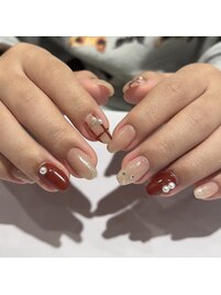 クリスマスネイル